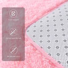 eluckya Luxurious And Soft Plush Rugs For Bedrooms And Living Rooms; Fluffy And Modern Plush Rugs; Comfortable Decorative Mats For Dormitories And Apartments; Stylish Home Decor Floor Protectors; Perfect For Weddings, Holiday Parties, Catering Events, Kitchen Decorations, Christmas Decorations, Halloween Textiles, Banquets, Parties, Fall Decorations, Bridal Showers, Table Decorations, Thanksgiving, Home Décor, And Other Occasions. - 粉色 - 查看 5