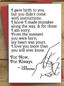 Tarjetas de felicitación encantadoras para todas las ocasiones - Perfectas para el Día de la Madre, San Valentín, cumpleaños y talla grande - Incluye sobres, ideal para hijos e hijas - Multicolor - Ver 2