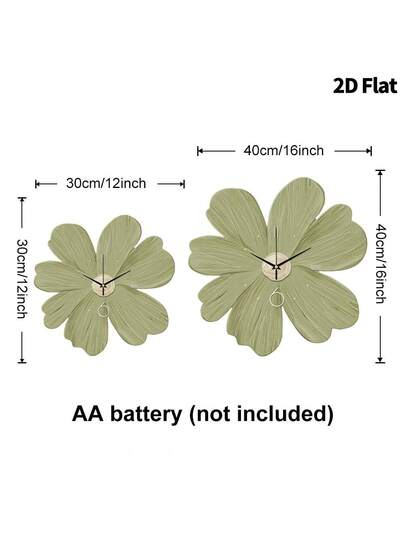 2D Flat 1pc Moderne Creative Home Healing Flowers Wand Clock, Ultra Quiet Quartz Movement, No Ticking Sound, ation Painting Klok Living Room, Bedroom Office, able Watch, Unique Personalized, Clear Reading Time, In Bedroom, Studio, Ho Study, Kitchen Cafe, Perfect Family Friends Room view 5