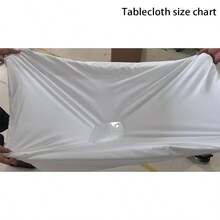 1 件圣诞节矩形防水桌布，红色圣诞树可洗桌布，适合派对、野餐、晚餐装饰，52x70/60x84/60x104/60x120/60x140 英寸 - 彩色 - 查看 5