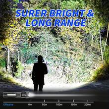 Buy 1 Get 1 Free, Total Of 2pcs High Lumens Rechargeable Led Battery Powered With 6 Modes Multifunctional Flashlights, Cob Side Light, USB C, Zoomable, Powerful Handheld Flash Lights Perfect For Emergency Power Outage - 黑色 - 查看 4