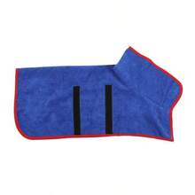 Pet Bathrobe, Microfiber Dog Body Towel, Highly Absorbent Quick Dry Dog Bath Robe Hooded Dog Towel, Soft Dog Bath Robe Towel With Adjustable Collar And Waist