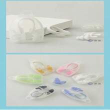 Pink Swimming Earplug And Nose Clip Set, Silicone Earplugs - 粉色 - 查看 5