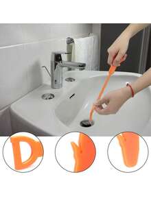 6pcs Drain Cleaner - Drain Cleaning Tools, Hair Catcher, Sink And Pipe Cleaning Brushes, Suitable For Sink, Toilet, Bathroom And Kitchen