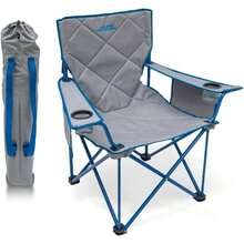 King - Silla de Camping, Talla nica, Cactus con Malla - Gris Claro - Ver 2