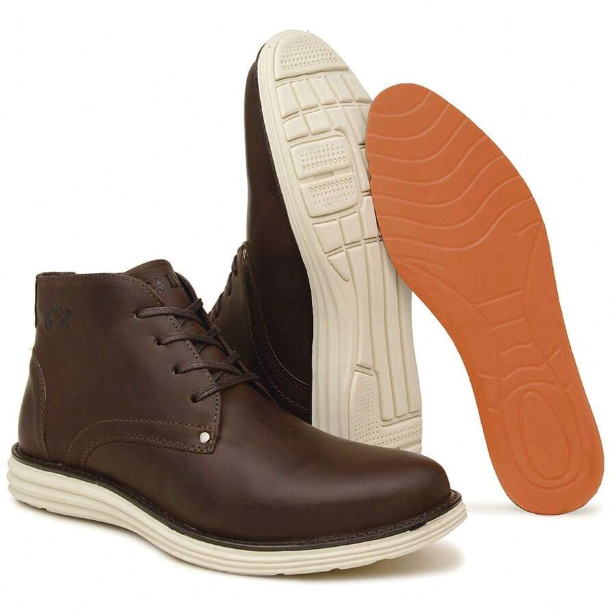Ferraretto Men's Mid-Calf Casual Boot - Coffee - View 1