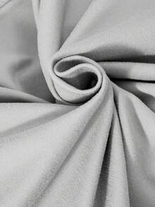 مجموعة كاجوال للبنات 2 قطعة، طباعة رقمية، ملابس علوية بياقة مربعة بدون أكمام مع بنطلون أبيض مخطط، مناسبة للربيع والخريف والشتاء للخروج اليومي والسفر - رمادي - مشاهدة 10