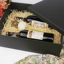 A Large Gift Box 17x13x6 Inches,Black Boxes For Presents,Birthday,Valentine's Day,Mother's Day,Christmas,Anniversary.