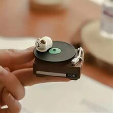 1PC Hot-Selling Retro Japanese Style Vinyl Record Player Phonograph Resin Home Decor