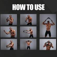 Adjustable U-Shaped Arm Trainer - 27.22-49.9 Kg Resistance, Foam Front And Rear Arm And Bicep Exerciser For Home Gym, Chest, Shoulder And Inner Thigh Strength Training Equipment | Multi-Purpose Workout | Foam Grip Resistance, Fitness Equipment - Đỏ - Xem 8