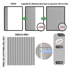 Rèm cửa nhỏ đơn giản và thanh lịch, màu trơn cổ điển, có nhiều kích cỡ, có thể điều chỉnh, có tác dụng từ tính, thích hợp cho phòng khách, phòng tắm, nhà bếp, phòng ngủ và các không gian khác, dùng để trang trí rèm cửa - Nhiều màu - Xem 19