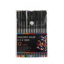 12-24 buc pixuri colorate pentru contur, pentru studenți, contur artistic negru, pictură pentru copii, pictură în ulei, set impermeabil, special pentru pictură în acuarelă