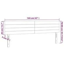 vidaXL Testiera a LED Rosa 160x5x78/88 cm in Velluto - Rosso - Visualizzare 6