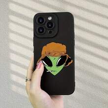 Funda para Teléfono - Carcasa de TPU con Diseño de Alien Cartoon, que Ofrece Protección y un Ajuste Elegante para Dispositivos  y . - Multicolor - Ver 4
