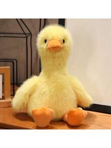 1Pc 30/40CM Fluffy Duck Plush Toys Stuffed Soft Animal Dolls Multicolored Cute Duck Pillow Kawaii Toy For Birthday Xmas Gift,Toy Duck,Cow Toy,Pink Plushie,Goose Plush,Duck Plush Toys,Christmas Plush Toy
