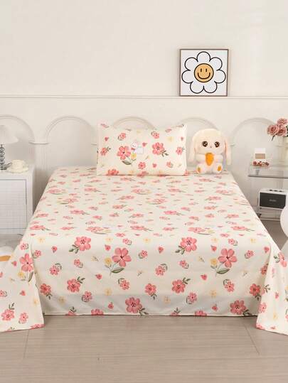 Juego De Sábanas De Microfibra Estampada Para Cama Individual,Tacto Ultra Suave, Transpirable Y Cómodo, Apto Para Todas Las Estaciones, Fácil De Lavar Y Cuidar(1 Forro,1 Sábana, 1 Fundas)