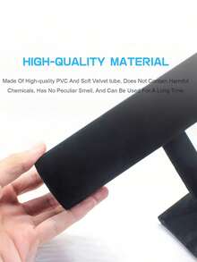 1 pièce Support d'affichage de bijoux, support de collier en forme de T, support de bracelet, support de montre-bracelet, convient pour l'organisation à la maison, la boutique ou l'exposition de bijoux, sans alimentation électrique, conception anti-emmêlement, présentation élégante, fermeture, placement de bureau durable, rangement , tour à bijoux haut de gamme