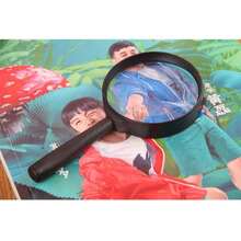 3pcs 5X Magnifying Glass Set, Hand-Held Magnifier Set For Reading - 5X Magnification, High-Definition Lens - Suitable For Elderly Reading, Nature Exploration Hobbyists, Office And Student Portable Reading Aids, No Charging Or Battery Required.