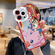 Anime Digitals Monsters Digimons Phone Case Cover Compatible With  15 14 13 12 11 Pro Max X XR XS Max 6S 6 7 8 Plus SE20 Transparent Cover, Compatible With  17 Case,  17 Pro Case,  17 Pro Max Case - TSY-120HY032104 - Xem 9