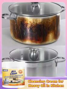 100毫升除锈除渍剂，增亮抛光，深层清洁，去除污渍、指纹和油脂，适用于不锈钢、炊具、炉灶和烤箱。 - 彩色 - 查看 2