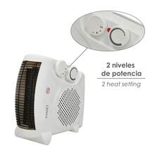 ORYX Vertical Fan Heater 1000/2000 Watt. - White - View 3