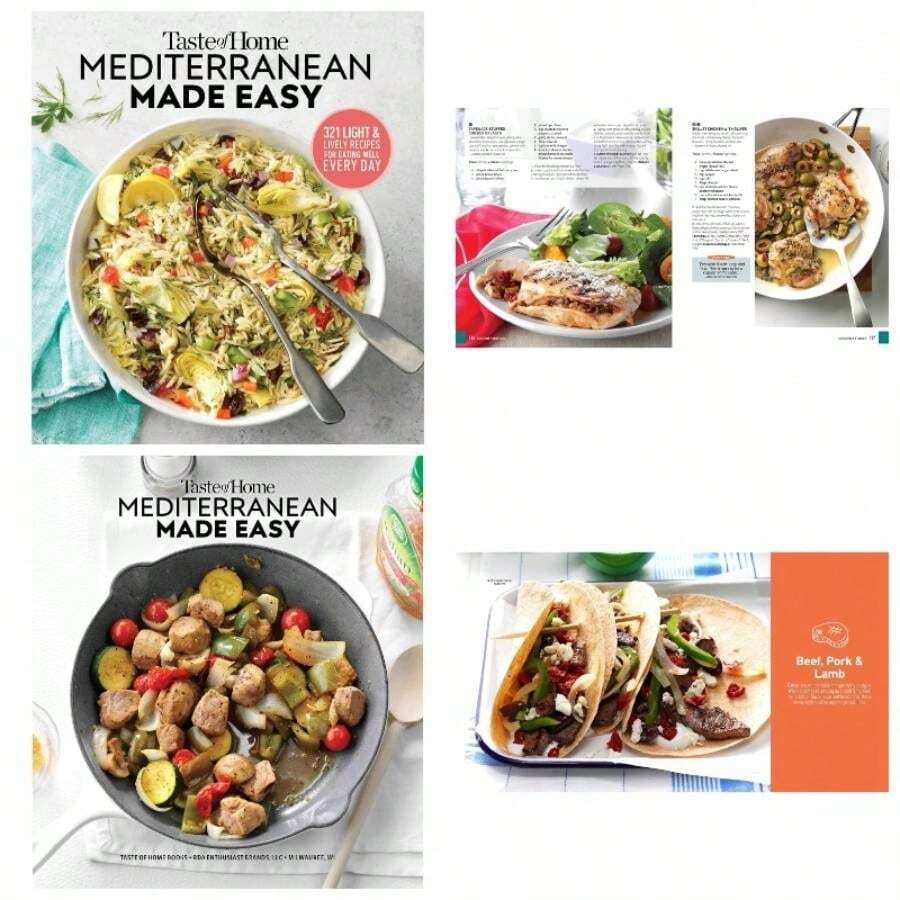 Taste of Home Mediterranean Made Easy: 321 Recipes Healthy Everyday Meals - inicial - Ver 1