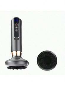 Electric Suction Cup Massager, Rechargeable Heated Back Massager With 6 Adjustable Suction Levels, Relieves Discomfort Symptoms, Suitable For Men, Women, Elderly, And Beauty Salons - Grey - View 4