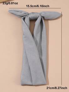 Set de 6 diademas de orejas de conejo de unicolor elegante y minimalista en colores oscuros, adecuadas para atuendos diarios de otoño/invierno, accesorios para el cabello, diademas cálidas y pañuelos para mujeres