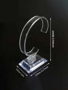 1 pieza Elegante soporte de pulsera de terciopelo negro en forma de T - Soporte de joyería para mesa, regalo del Día de la Madre, adecuado para vitrinas de minorista, sin necesidad de electricidad, base de plástico resistente, excelente para collares, pulseras y relojes, soporte de terciopelo para relojes, superficie de terciopelo suave para mujeres, organizador de escritorio multifuncional, sin electricidad - Adecuado para otros tipos de instalación de torre de joyería elíptica - Multicolor - Ver 8