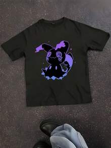 Mimikyu Dark Ghost T-Shirt Funny Shirt Unisex T-Shirt Kawaii Shirt Japanese - 黑色 - 查看 1