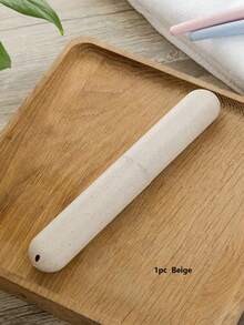 1/2 pezzi Custodia da viaggio per spazzolino, custodia per spazzolino da viaggio senza formaldeide per la cura personale, custodia per spazzolino in paglia di grano di alta qualità, custodia per spazzolino portatile antipolvere - igienica e adatta ai viaggi, con 4 opzioni di colore, design compatto e durevole per l'uso quotidiano e la cura orale durante gli spostamenti, custodia protettiva per spazzolino
