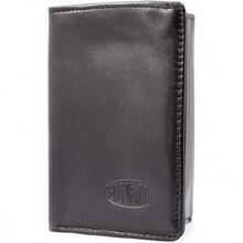 Men's TriFold Leather Slim Wallet Holds Up To 25 Cards