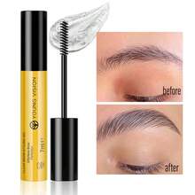YOUNG VISION 1 pieza/2 piezas/3 piezas Gel de cejas, gel transparente resistente al agua y de larga duración para dar forma a las cejas con cabezal de cepillo grande, esencial de maquillaje diario, apto para Halloween, Navidad y festivales