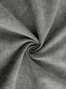 NUDEA 1pc Valentine's Day, Tito's Handmade Vodka Print Washed Oversized Graphic Tee, Retro, Casual, Suitable For Date Night Women Outfit, Going Out Tops Women, Party Outfits - Grey - View 6