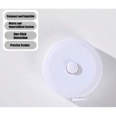 Measuring Tape For Body Measurements, Soft Tape Measure 60-Inch & 1.5 Meter Dual Sided Measuring Tape Retractable, Craft Tailor Fabric Cloth Sewing Weight Loss Body Measuring Tape