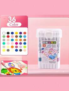 120PCS Colors Acrylic Paint Pens For Rock Painting, Ceramic, Wood, Plastic, Calligraphy, Scrapbooking, Brush Lettering, Card Making, DIY Crafts Back To School - 彩色 - 查看 21