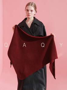 1条纯色加厚超大围巾，时尚百搭，适合秋冬季节，保暖防风三角披肩，日常、校园、通勤、春夏休闲、晚宴、母亲节、结婚纪念日、生日礼物、户外活动等场合，优雅高端女士配饰。 - 彩色 - 查看 15