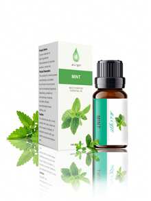 10毫升香氛精油，100%天然有机，14种不同香味。滴管瓶装，适用于香薰机、加湿器和按摩器。