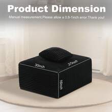 105'' Cloud Sectional Couch With L-Shaped Recliner,Pedals Can Be Purchased Separately Boneless Corduroy Sofa With Deep Seat,Modern Modular Couch For Living Room, No Assembly Required,Comfy Plush Corduroy Fabric,Sofa De Sala,Couch,Sofa Cama,Muebles Para Sala, Living Room Furniture, Muebles, Bedroom Furniture Set, Recliner Chair For Adult.