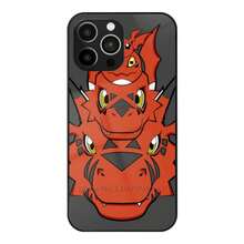 Custodia per telefono con evoluzione di Jyarimon Gigimon Guilmon Growlmon, compatibile con 16, 15, 14, 13, 11, 12 Pro Max Mini Xr X Xs 6 7 8 Plus, compatibile anche con Galaxy S17, S17 Pro, S17 Pro Max