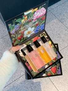 4-Piece Dreamy Floral Fragrance Spray Set, Limited Edition Aromatherapy Air Freshener, Suitable For Indoor/Outdoor, Multi-Layer Lifting Spray, Long-Lasting Natural Freshness And Charming Fragrance, Releasing Elegant Floral, Vanilla, Coconut And Chocolate Scent, An Ideal Gift For Dates, Parties, Gatherings, Travel, Holidays, Home, Hotel, Office. - Various Fragrances - View 3