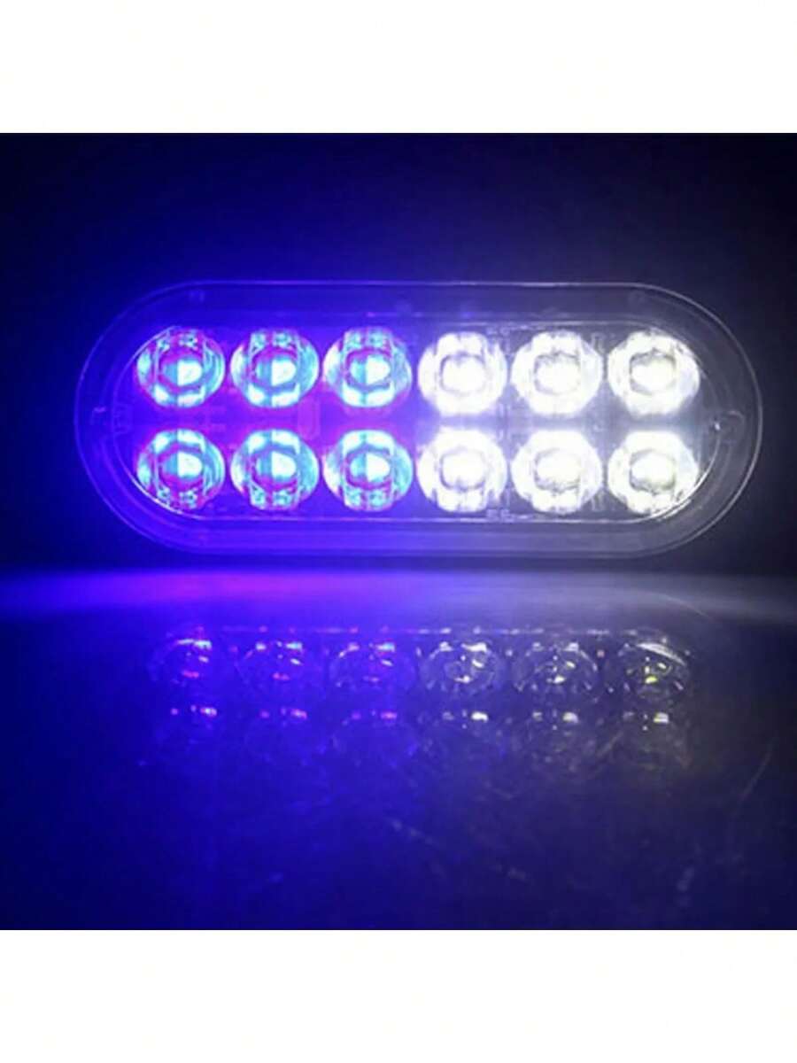 Warning & Emergency Lights - Blue and White - View 1