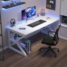 80 Cm Computer Desk, Gaming Desk, Writing Desk, Office Table, PC Desk For Students, Extra Large Modern Ergonomic Table Workstation For The Home Office - trắng - Xem 2