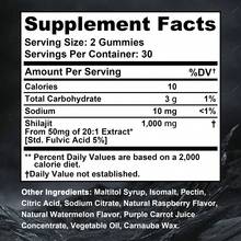 BUPORAI Gomitas de Shilajit: favorecen el cerebro, la energía, la memoria y la concentración, promueven el metabolismo, alivian el estrés y mejoran la salud general - 60 unidades - 60 gomitas - Ver 2