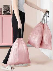 1pc (Random Color) Foldable Trash Picker, Aluminum Alloy Litter Tongs, Sanitation Pliers, Garbage Collection Tool, Long Grabber With Foldable Clamp, Comes With Trash Bags