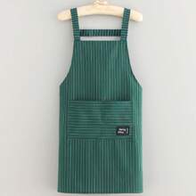 1pc Apron For Women, Sleeveless, Comfortable Breathable, Large Pocket, Dirt-Resistant, Striped Design, Suitable For Kitchen & Home Use - Multicolor - View 18