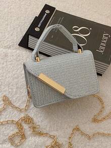 1pc This Stylish, Sparkly Mini Handbag With Magnetic Closure Is Perfect For Evening Wear. Its Unique Design Makes It A Versatile And Chic Shoulder/Crossbody Coin/Lipstick Pouch, Suitable For Everyday Use. Available In Multiple Colors, This High-Quality Bag Is An Essential Fashion Item For Ramadan And Also Makes A Perfect Gift For Friends. - Mini Crossbody Bag - View 15