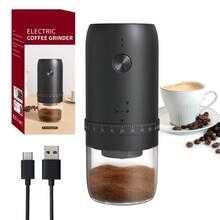 Rechargeable Electric Coffee Bean Grinder, Portable Wireless Conical Burr Grinder With 1800mAh Battery, Detachable Container, Adjustable External Or Internal Grind Settings, Ideal For Homemade Beverages, Kitchen Use, Christmas Gifts, Weddings - Multicolor - View 2