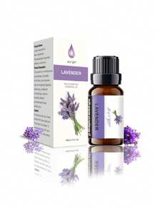 10毫升香氛精油，100%天然有机，14种不同香味。滴管瓶装，适用于香薰机、加湿器和按摩器。