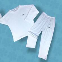 Tween Girls T-Shirt Co-Ords - White - View 4